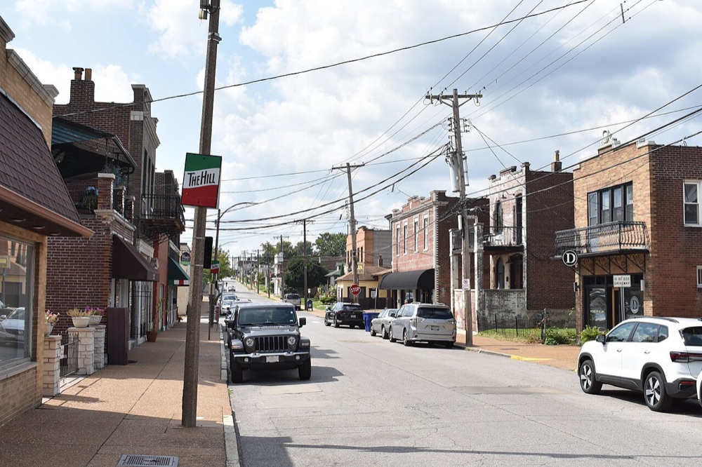 A street on The Hill, St. Louis